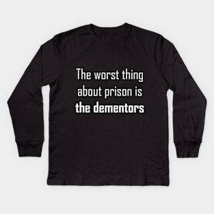 Prison Dementors Kids Long Sleeve T-Shirt